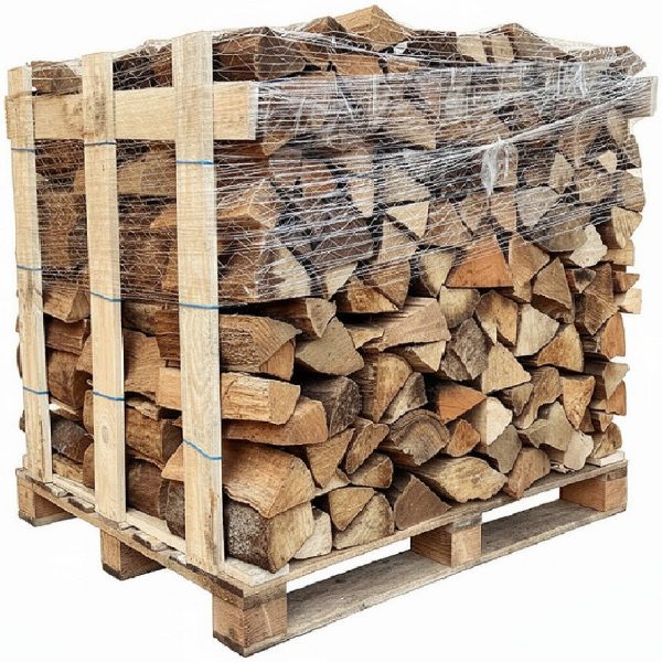 Buchen-Brennholz 30 cm kammergetrocknet auf Palette