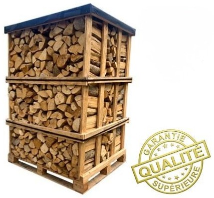 Palette Brennholz 25cm – 3,3 Raummeter – Sofort gebrauchsfertig H1 G1