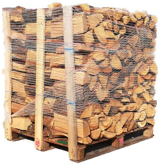 Brennholz Hartholzmischung 30 cm trocken auf Palette – Bild 2