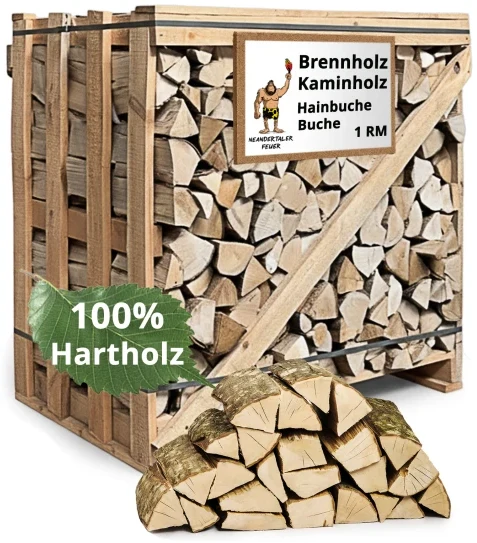 Brennholz Hainbuche 1RM Box 25 cm