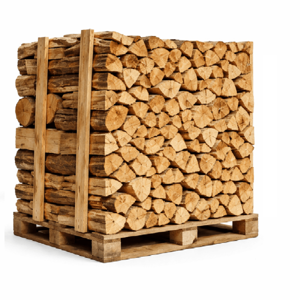 Brennholz 50 cm auf Palette, garantiert trockenes Hartholz